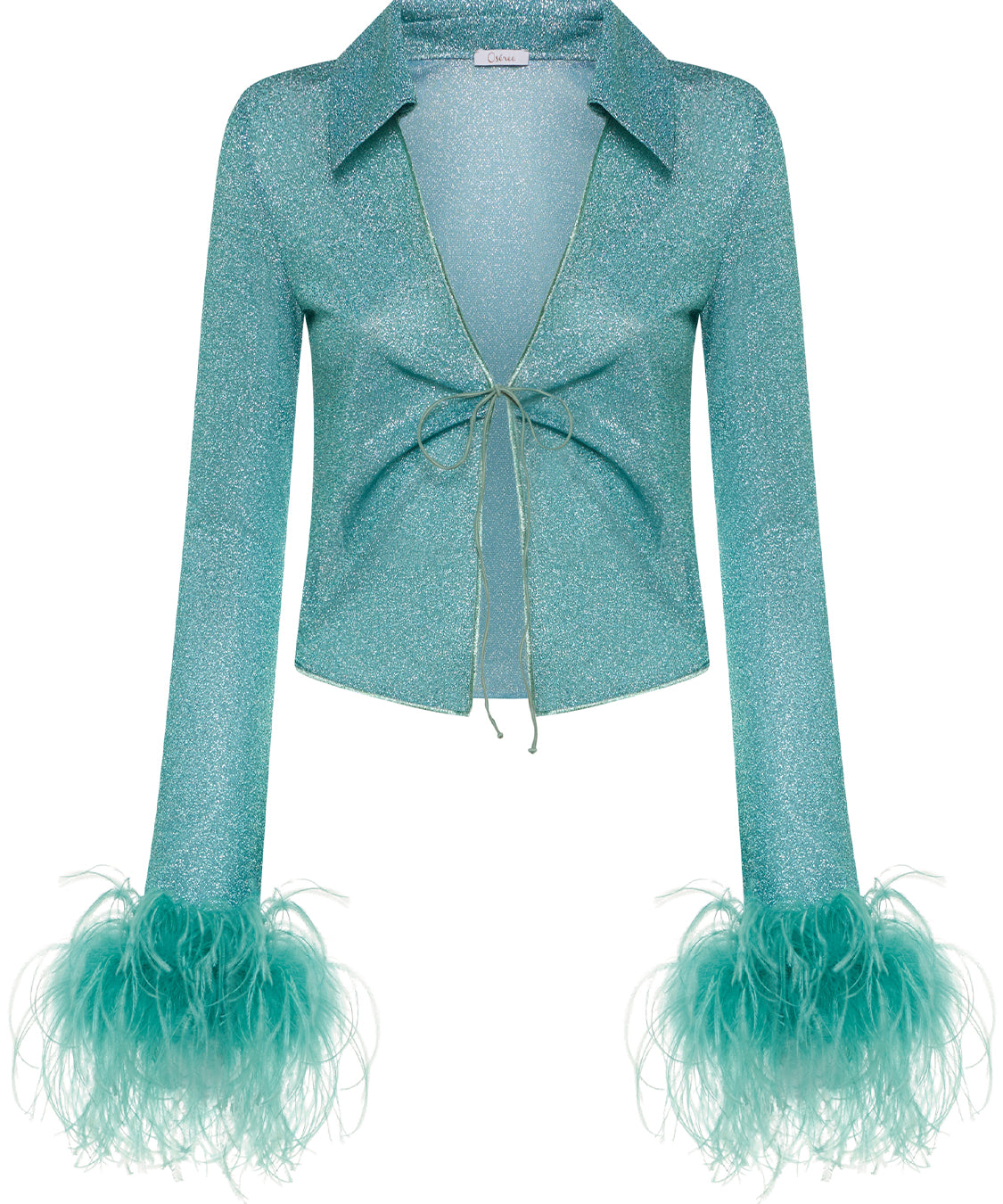 Camicia Lumière Plumage Slim OSÉREE Donna - Blue