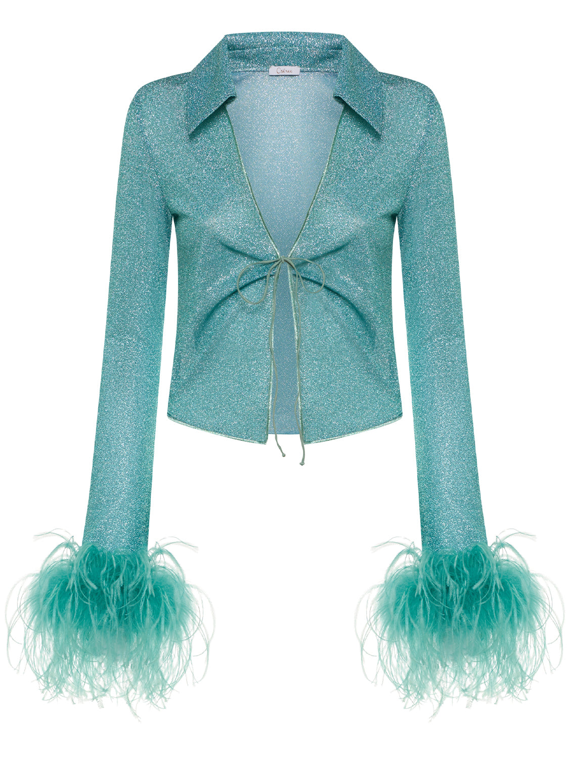 Camicia Lumière Plumage Slim OSÉREE Donna - Blue