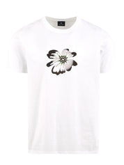 T-shirt regular fit Flower PAUL SMITH Uomo - Bianco