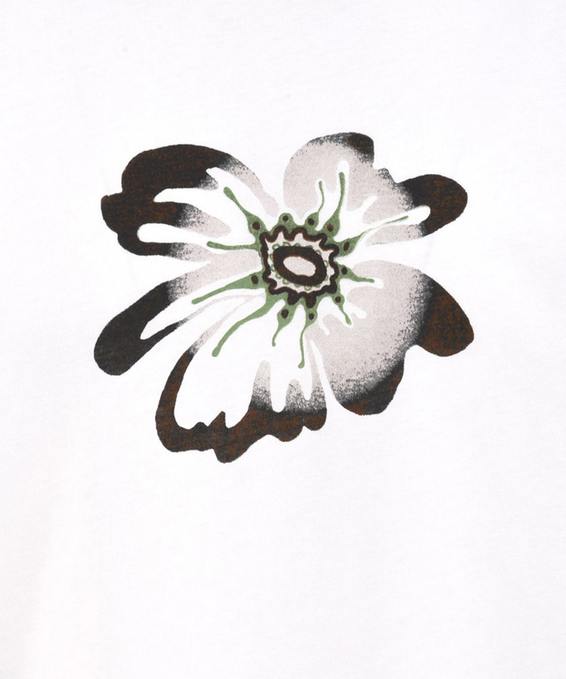T-shirt regular fit Flower PAUL SMITH Uomo - Bianco