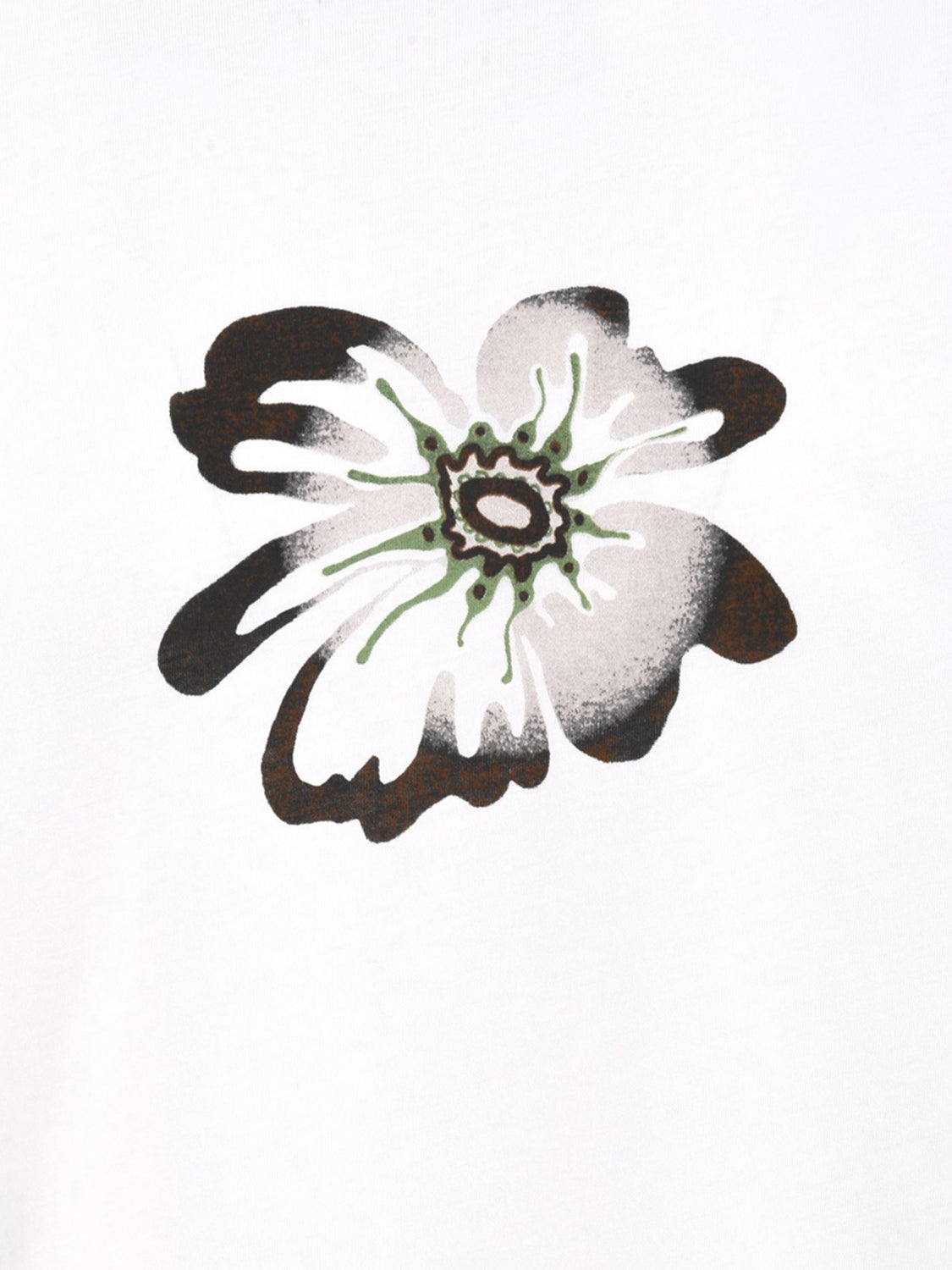 T-shirt regular fit Flower PAUL SMITH Uomo - Bianco