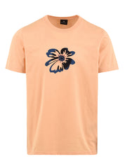 T-shirt regular fit Flower PAUL SMITH Uomo - Arancione