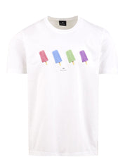T-shirt regular fit Lollies PAUL SMITH Uomo - Bianco