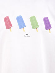 T-shirt regular fit Lollies PAUL SMITH Uomo - Bianco