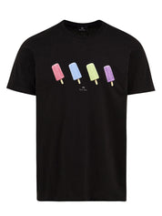 T-shirt regular fit Lollies PAUL SMITH Uomo - Nero