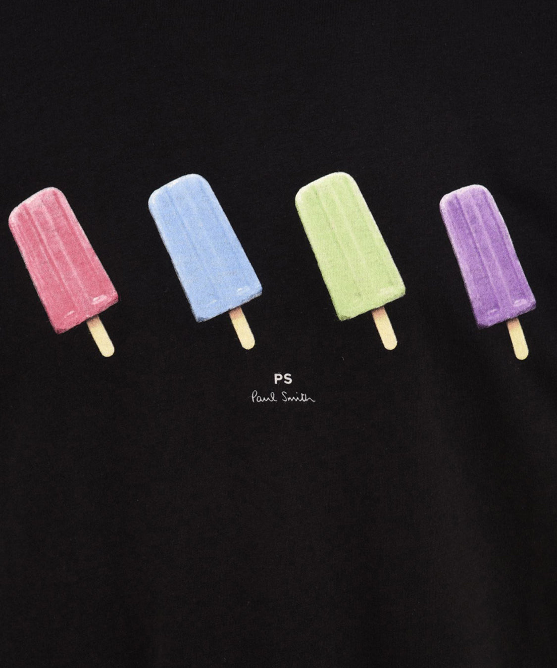 T-shirt regular fit Lollies PAUL SMITH Uomo - Nero