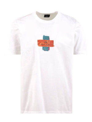 T-shirt regular fit Cross PAUL SMITH Uomo - Bianco