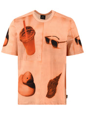 T-shirt casual fit PAUL SMITH Uomo - Arancione