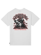 T-shirt Triangle Doberman PROPAGANDA Uomo - Bianco