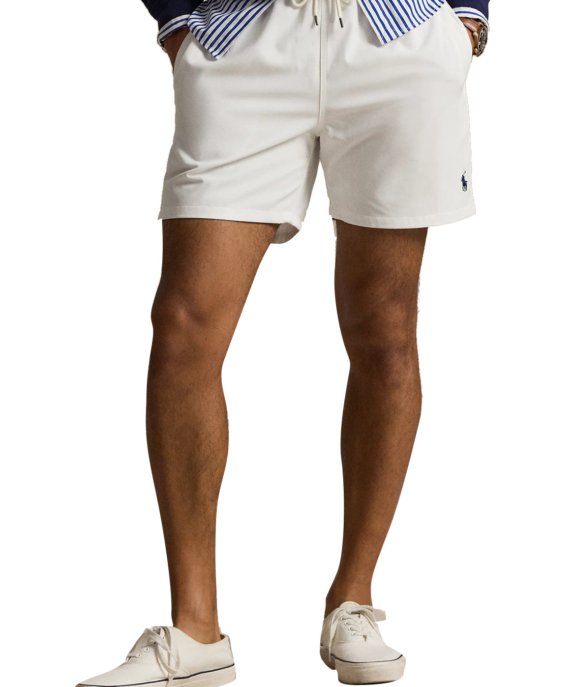 Costume Traveler Mid Boxer RALPH LAUREN Uomo - Bianco