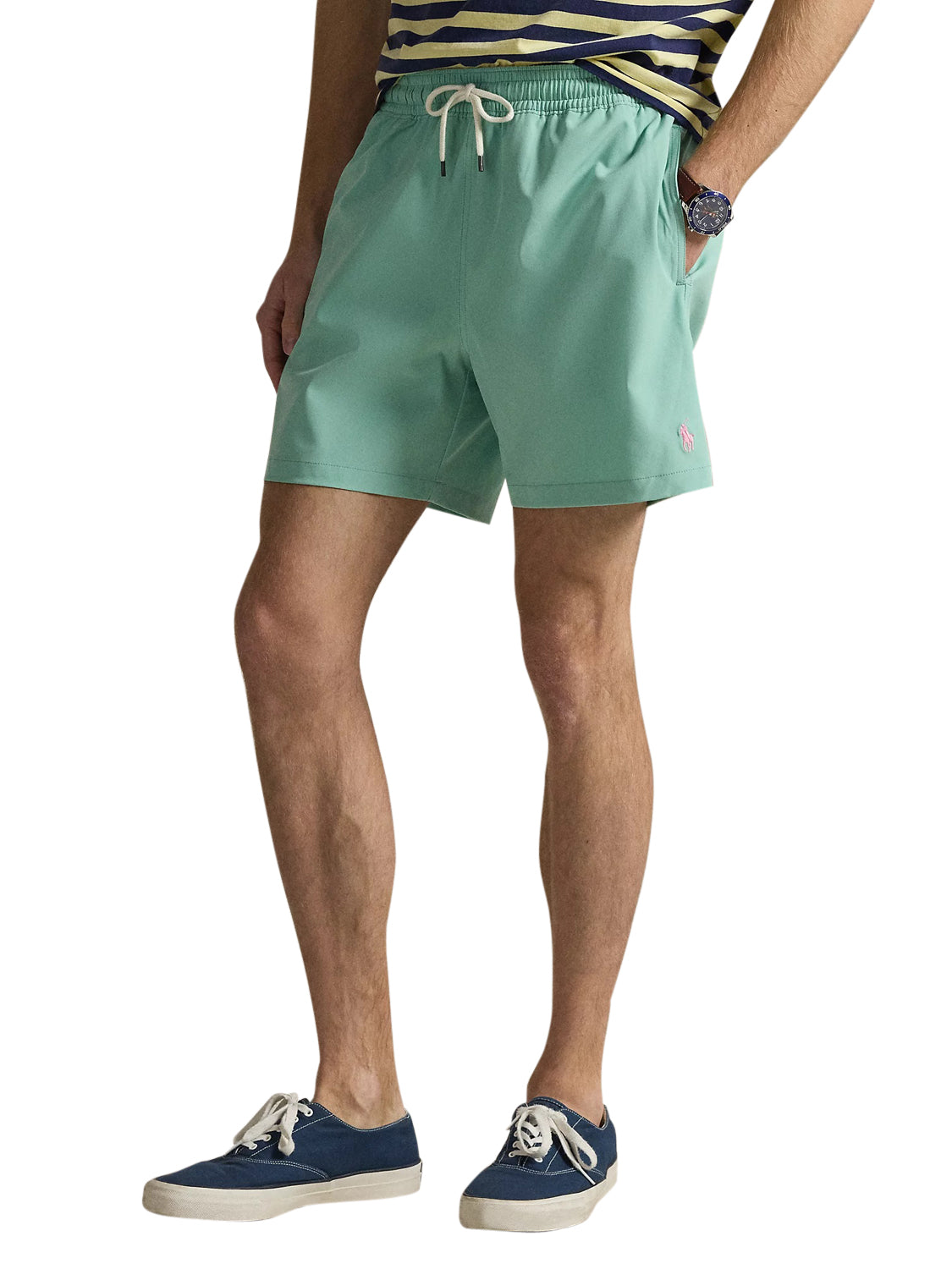Costume Traveler Mid Boxer RALPH LAUREN Uomo - Blue