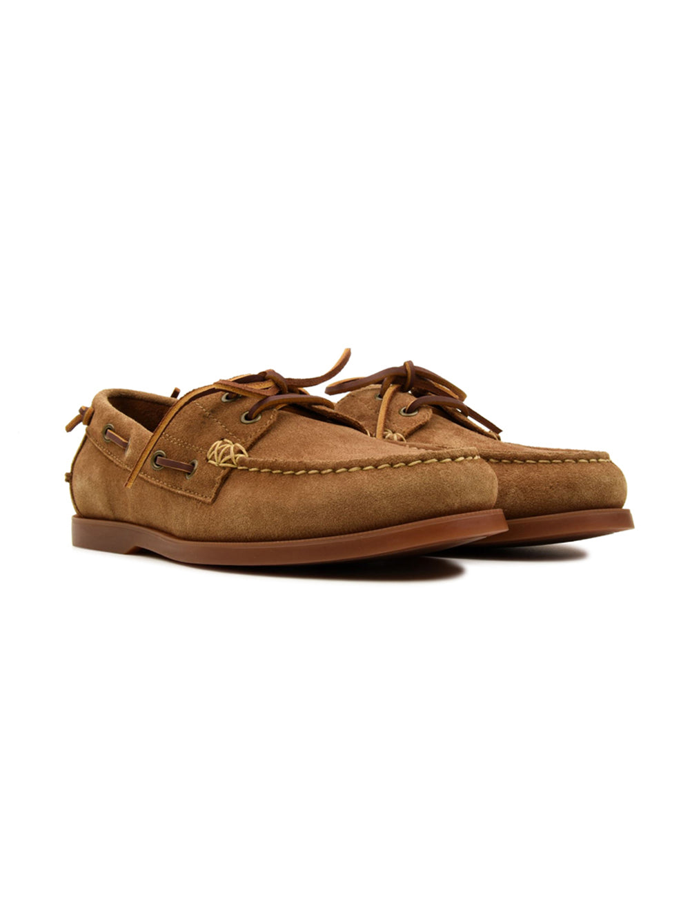 Mocassini da barca Merton in camoscio RALPH LAUREN Uomo - Beige