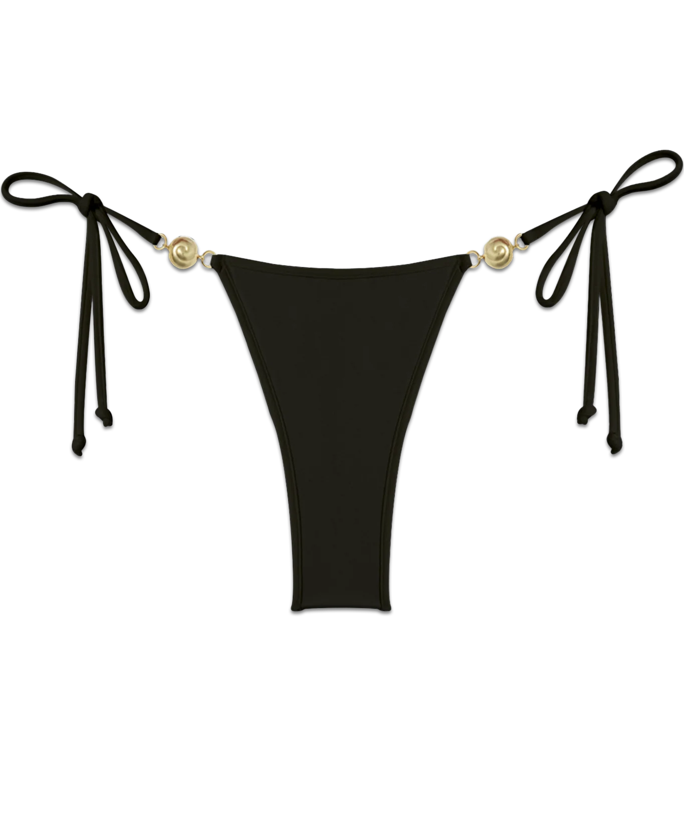 Costume Carioca Splash Bikini Bottom Skimpy REINA OLGA Donna - Black Shiny