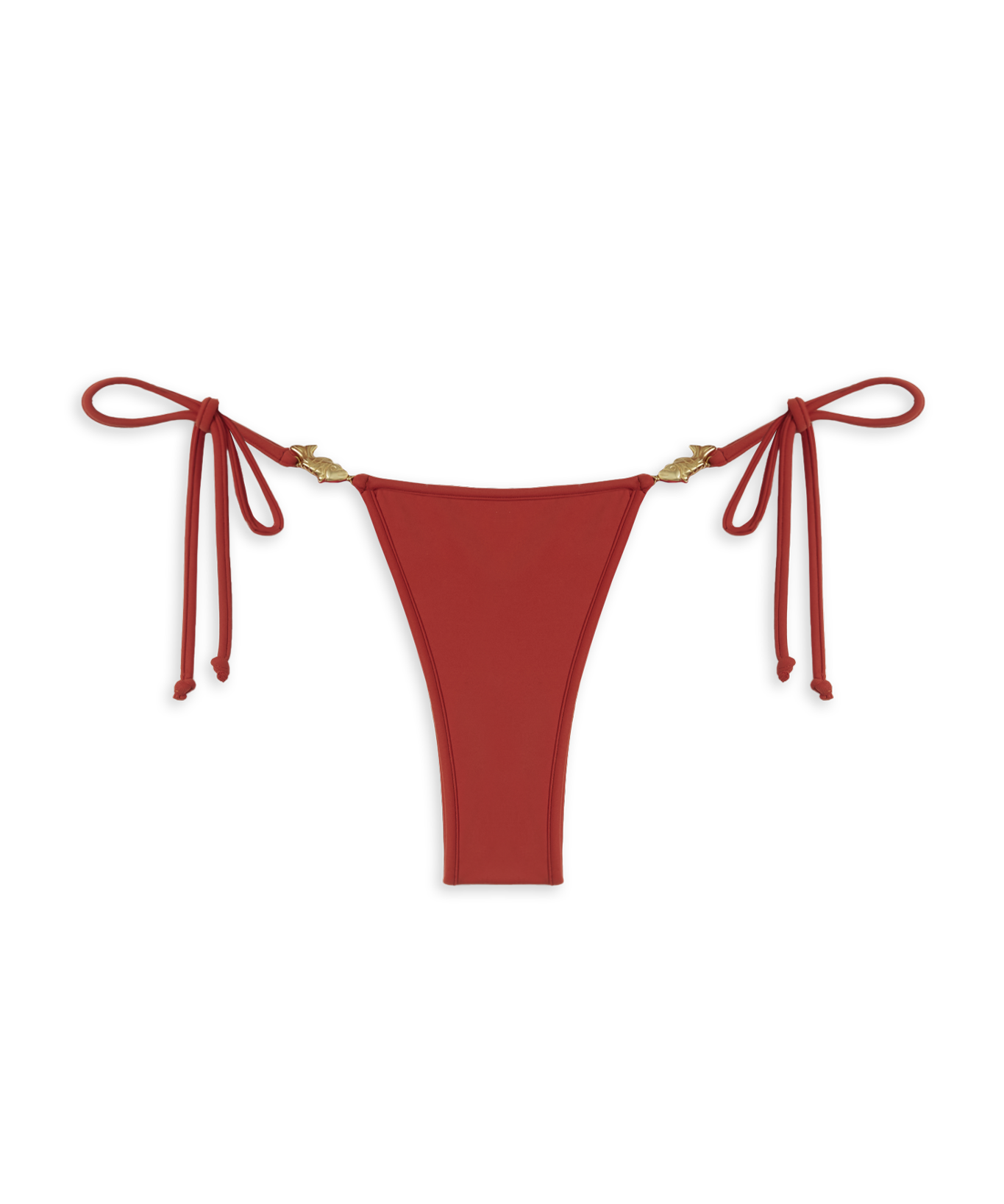 Costume Carioca Splash Bikini Bottom Skimpy REINA OLGA Donna - Red Coral