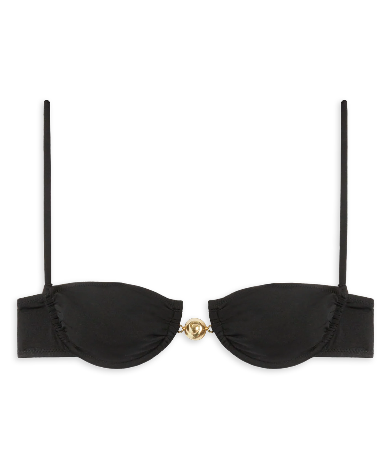 Costume Hammond Bikini Top REINA OLGA Donna - Black Shiny