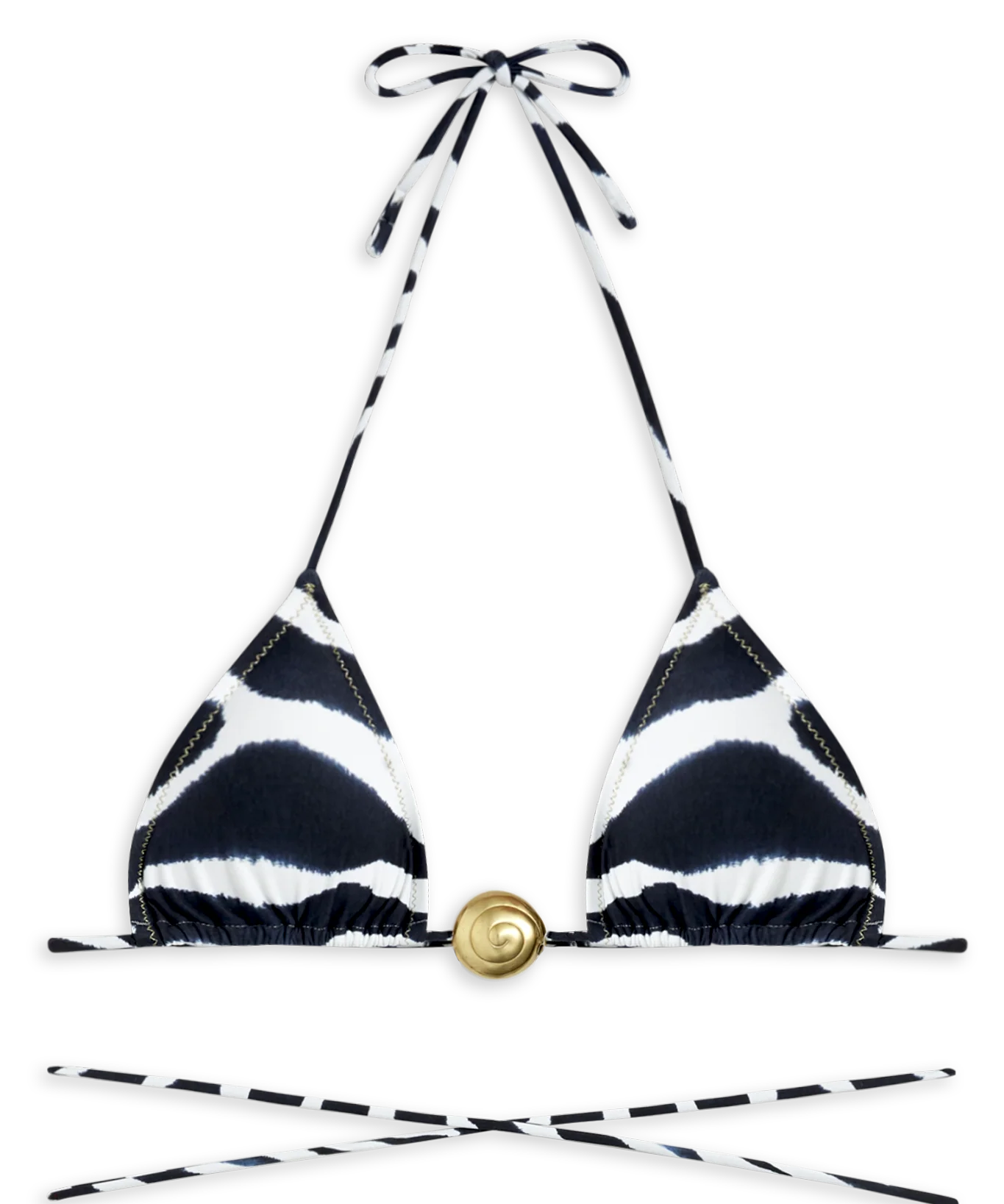 Costume Miami Bikini Top REINA OLGA Donna - Blue Zebra