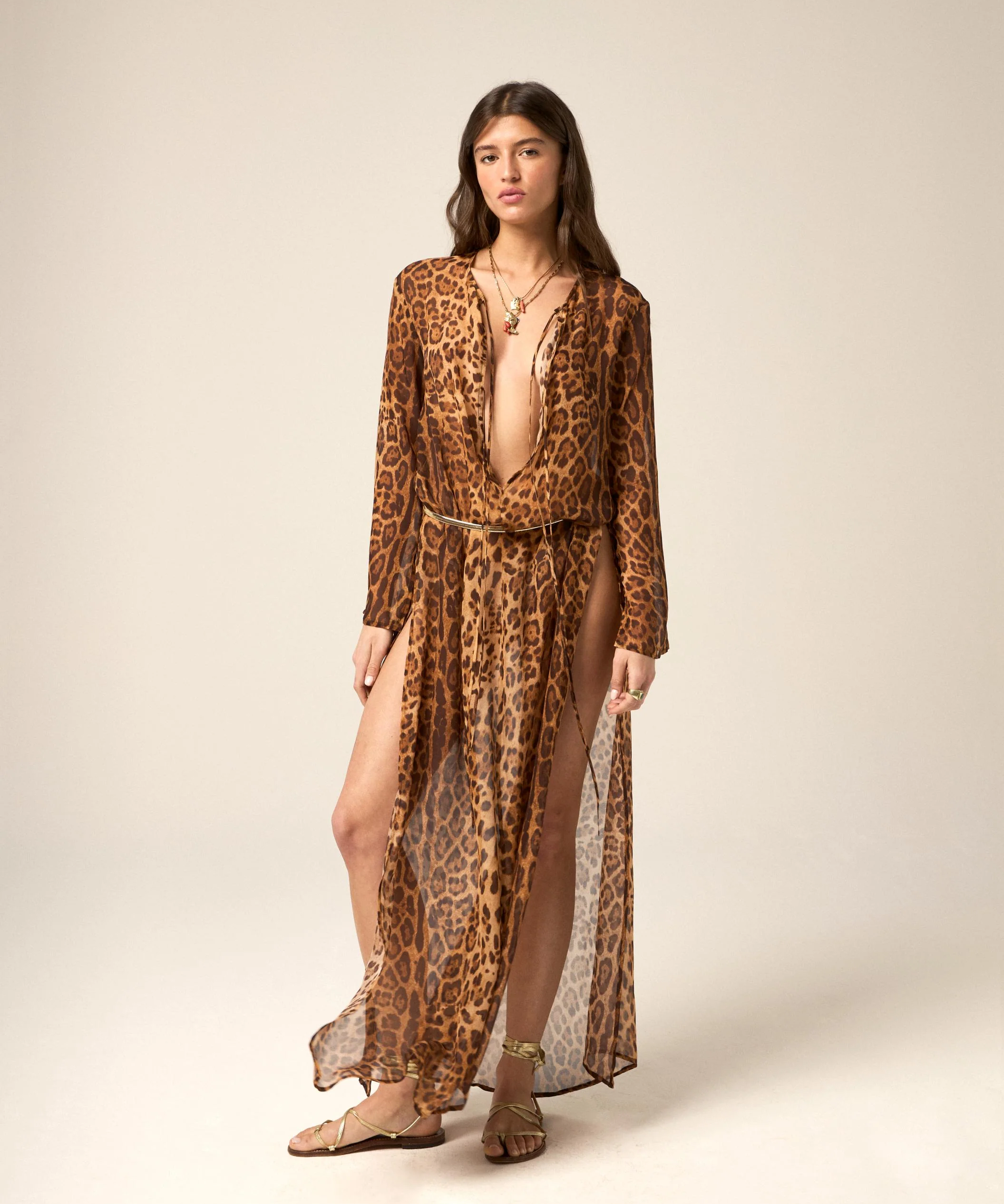 Kaftano Sciura REINA OLGA Donna - Ghepardo