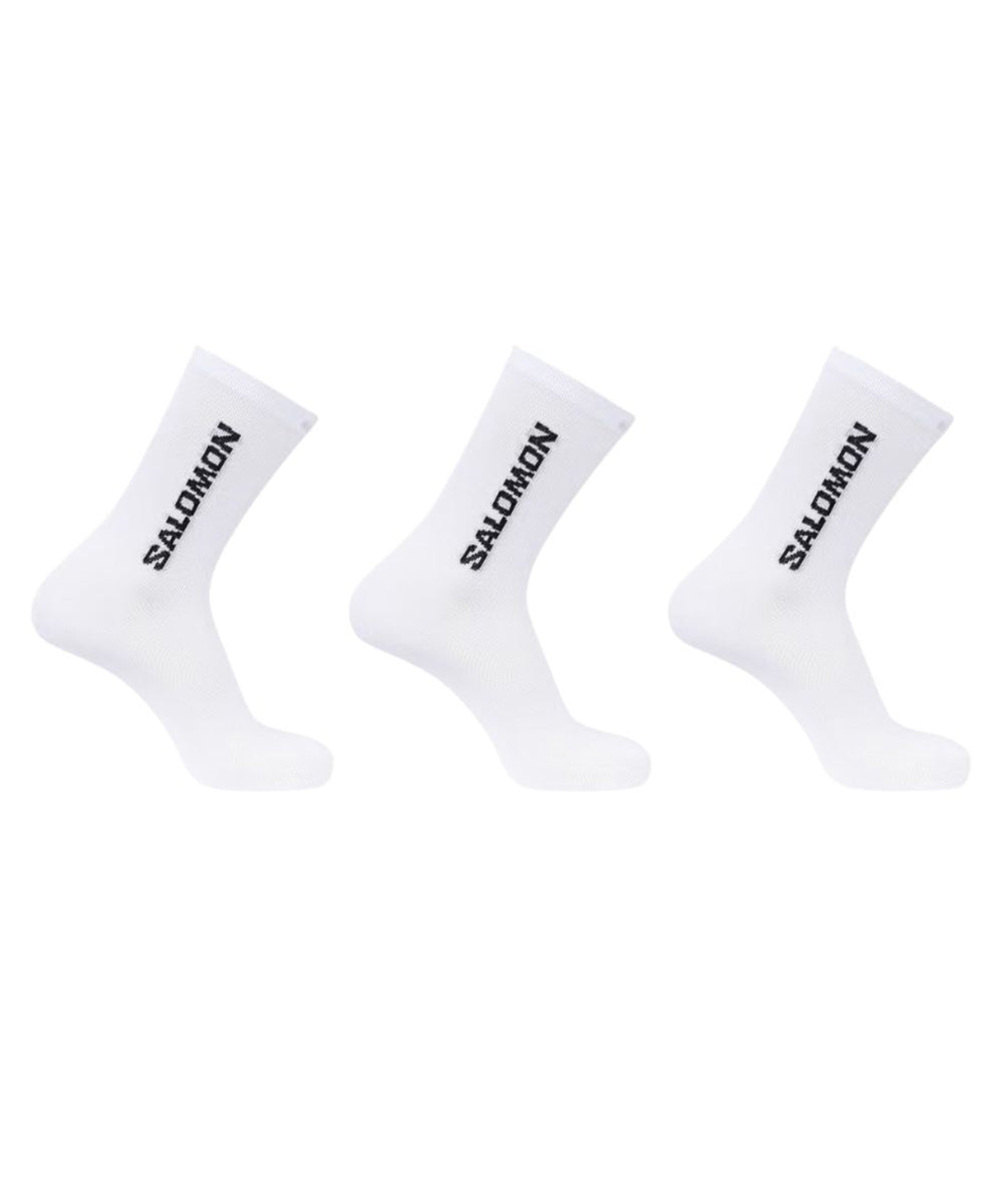Calzini sportswear Everyday Lite Crew 3 pack SALOMON Unisex - Bianco