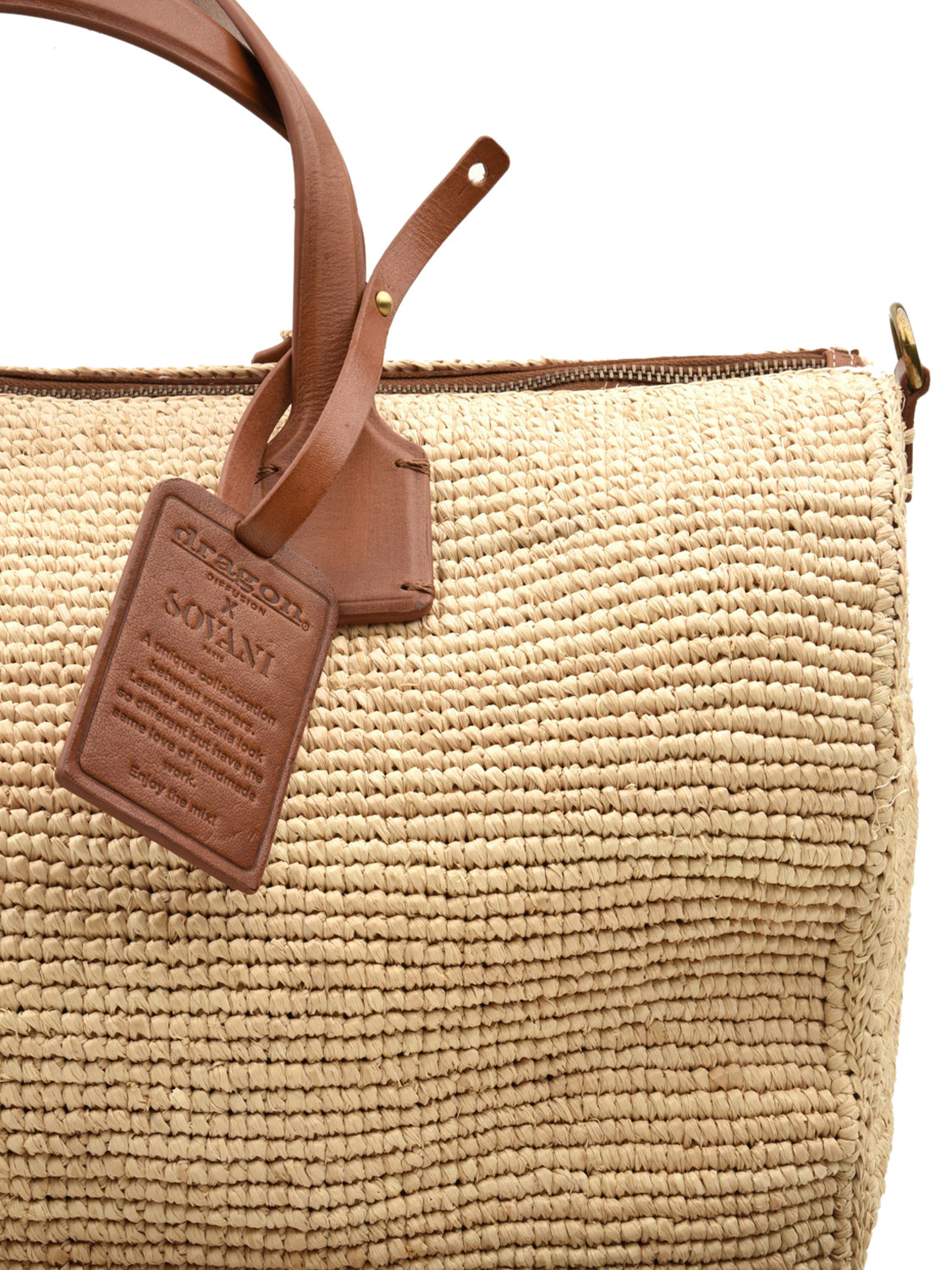 Borsone Heritage SOVANI X DRAGON DIFFUSION Donna - Natural/Brown