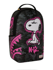 Zaino Snoopy Pink Stencil SPRAYGROUND Unisex - Nero