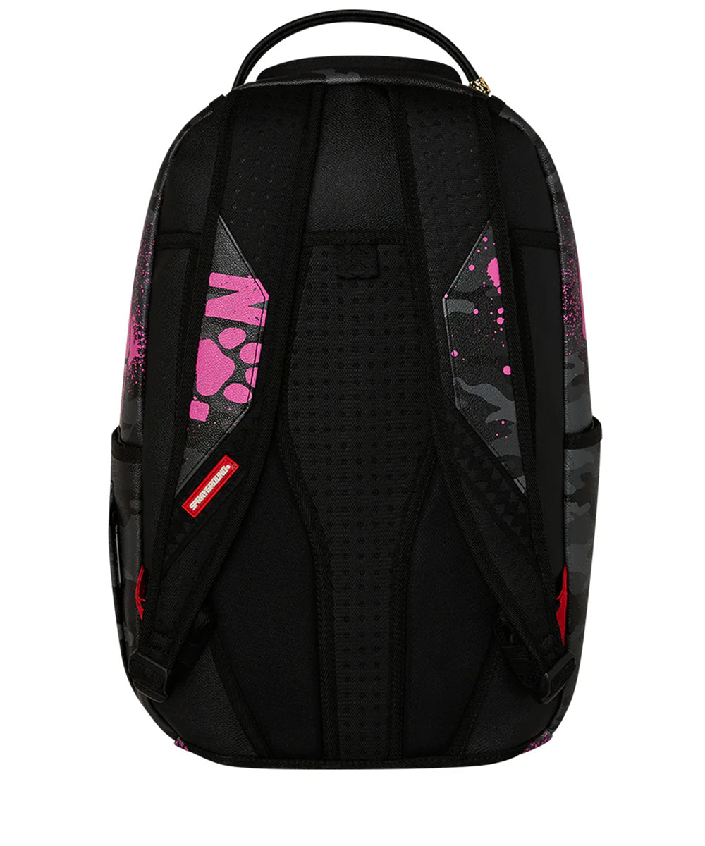 Zaino Snoopy Pink Stencil SPRAYGROUND Unisex - Nero