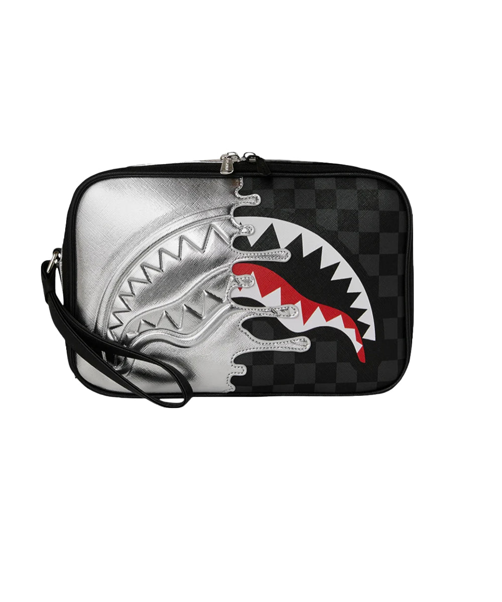 Beauty case Silver Side Drip SPRAYGROUND Unisex - Argento