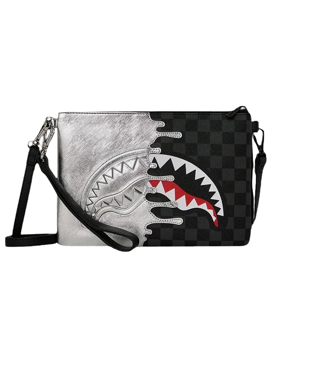 Tracolla Silver Side Drip SPRAYGROUND Unisex - Argento