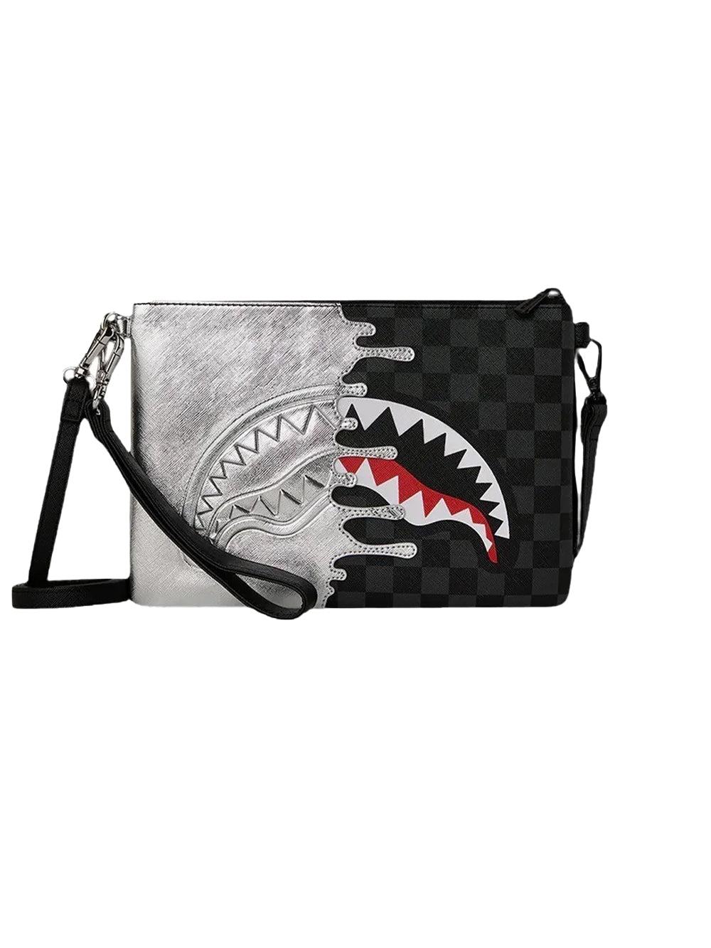 Tracolla Silver Side Drip SPRAYGROUND Unisex - Argento