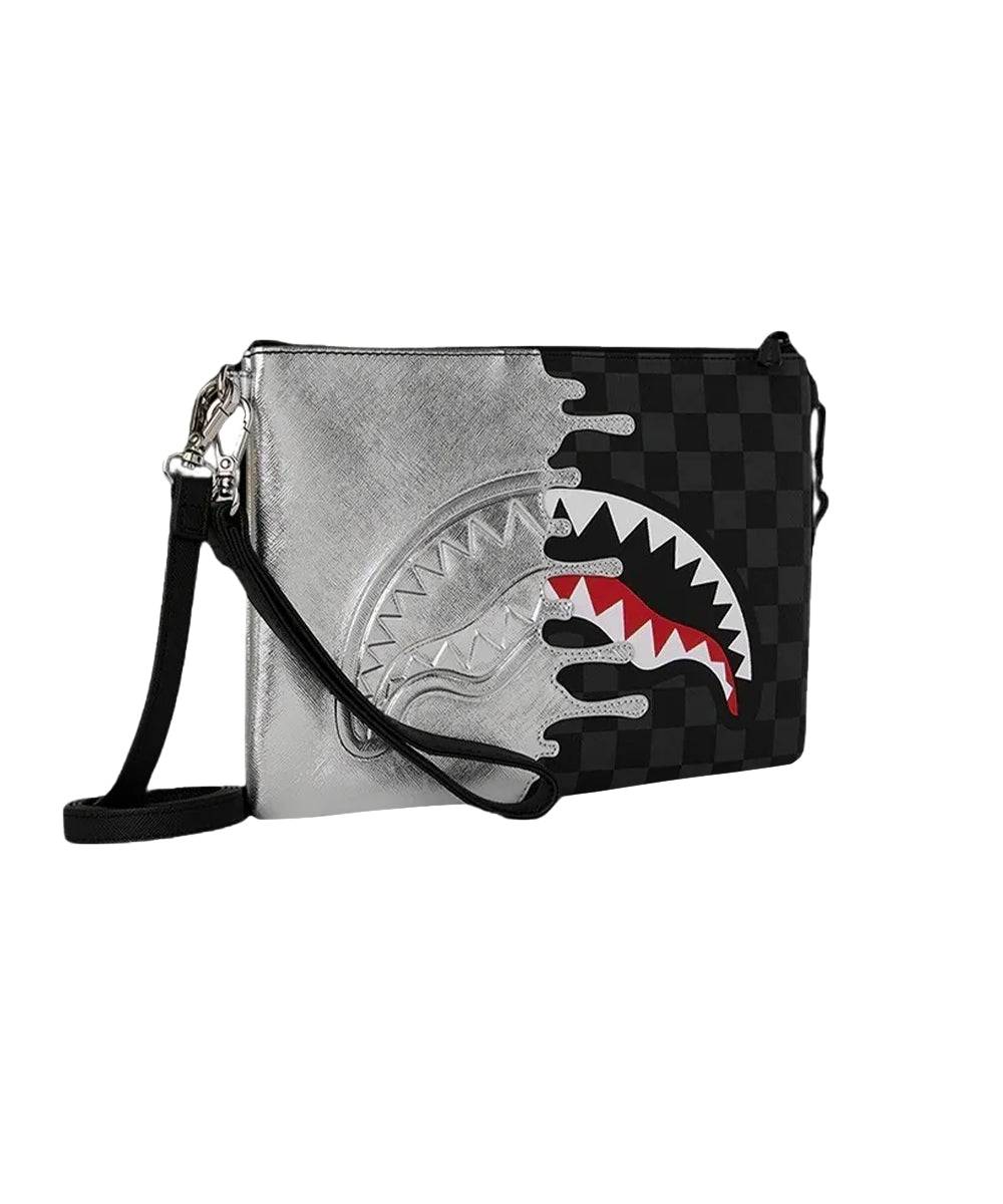 Tracolla Silver Side Drip SPRAYGROUND Unisex - Argento