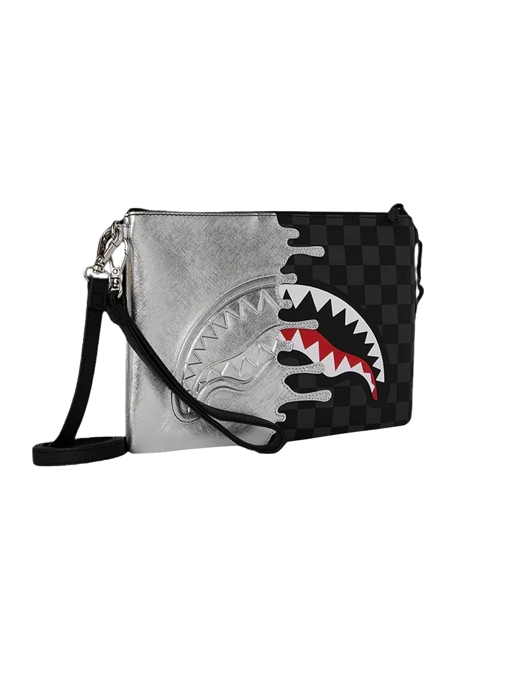 Tracolla Silver Side Drip SPRAYGROUND Unisex - Argento