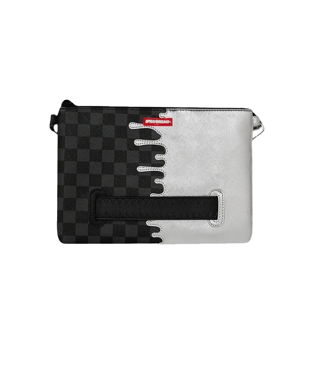 Tracolla Silver Side Drip SPRAYGROUND Unisex - Argento