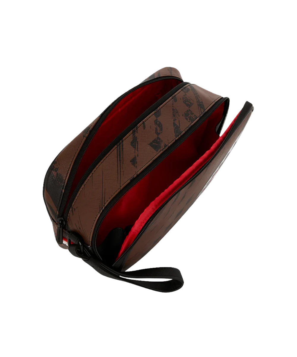 Beauty case Smeared Grunge SPRAYGROUND Unisex - Marrone