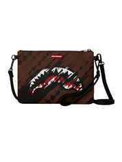Tracolla Smeared Grunge SPRAYGROUND Unisex - Marrone