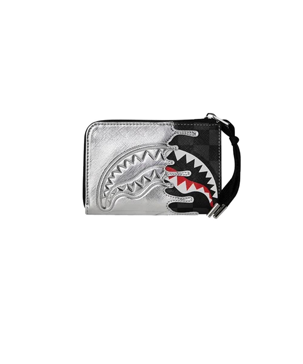 Portafoglio Silver Side Drip SPRAYGROUND Unisex - Argento