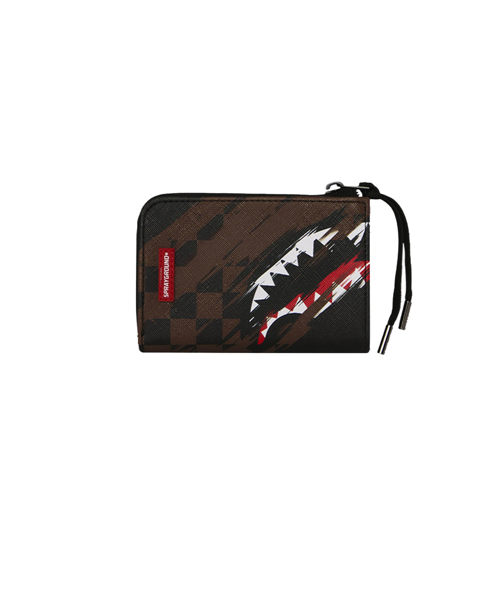 Portafoglio Smeared Grunge SPRAYGROUND Unisex - Marrone