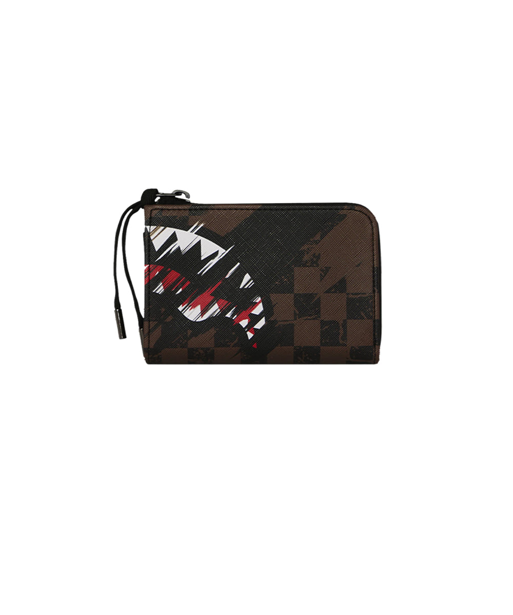 Portafoglio Smeared Grunge SPRAYGROUND Unisex - Marrone