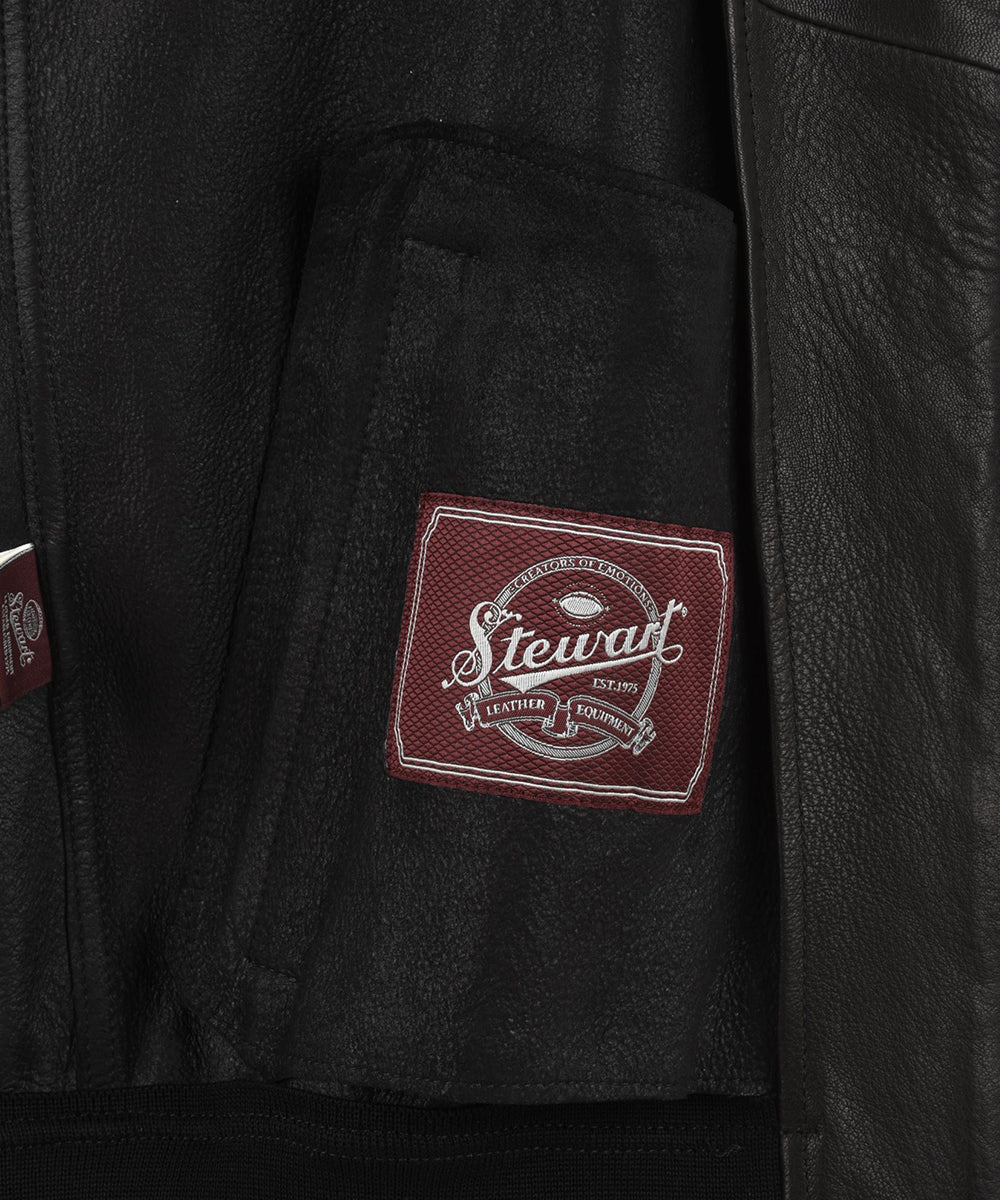 Giubbotto Jeff-Mississipi spray back STEWART Uomo - Nero