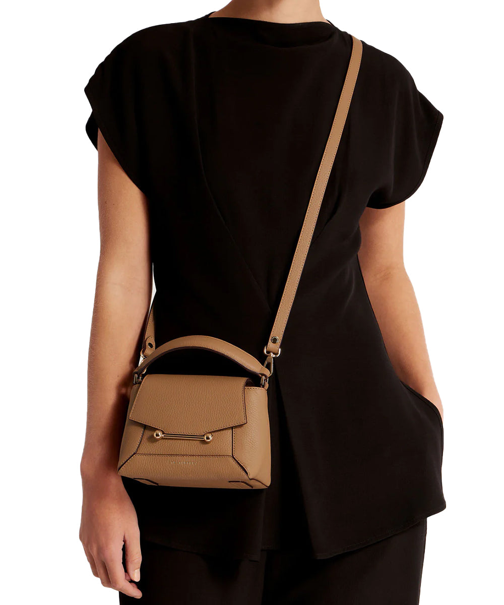 Borsa Mosaic Nano STRATHBERRY Donna - Beige