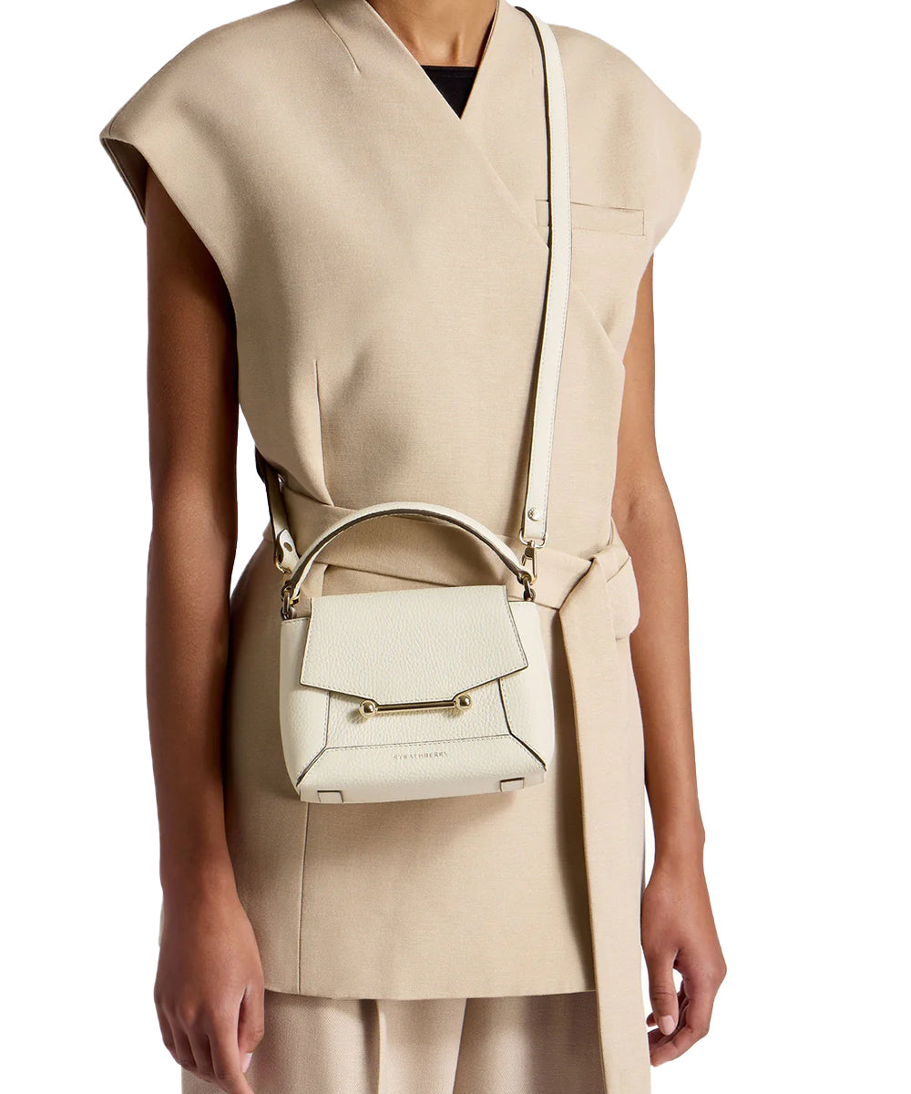 Borsa Mosaic Nano STRATHBERRY Donna - Vanilla