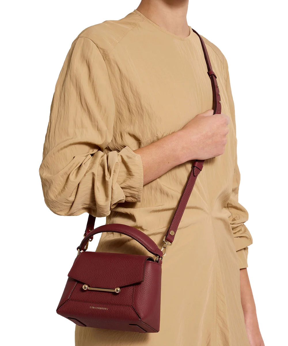 Borsa Mosaic Nano STRATHBERRY Donna - Rosso