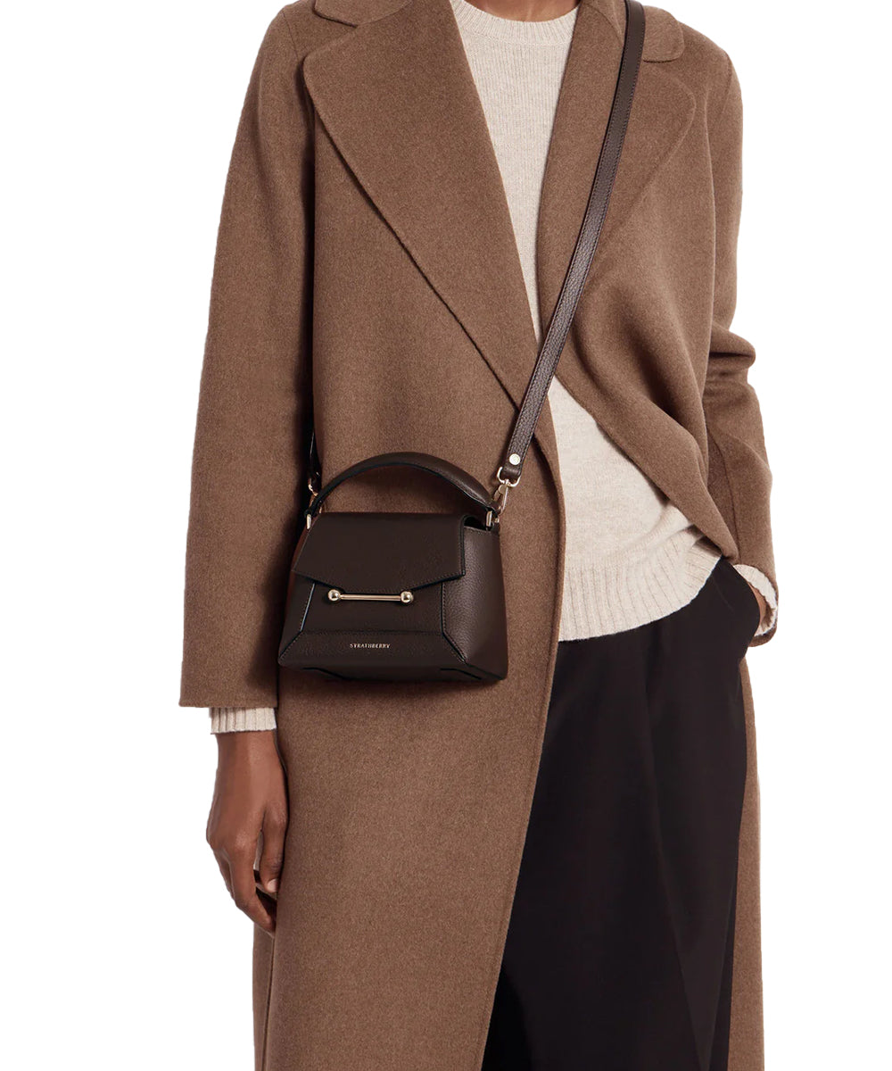 Borsa Mosaic Nano STRATHBERRY Donna - Marrone