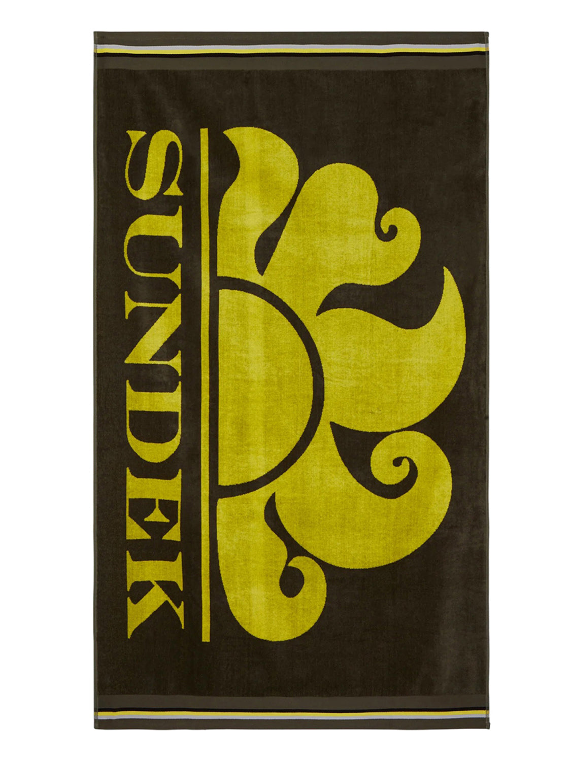 Telo mare Classic logo SUNDEK Unisex - Verde