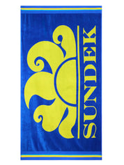 Telo mare classic logo SUNDEK Unisex - Blue