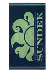 Telo mare Classic logo SUNDEK Unisex - Blue