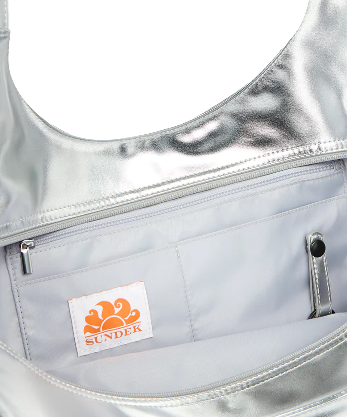 Borsa shopper laminata SUNDEK Donna - Argento