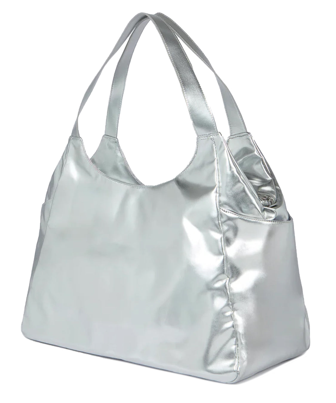 Borsa shopper laminata SUNDEK Donna - Argento