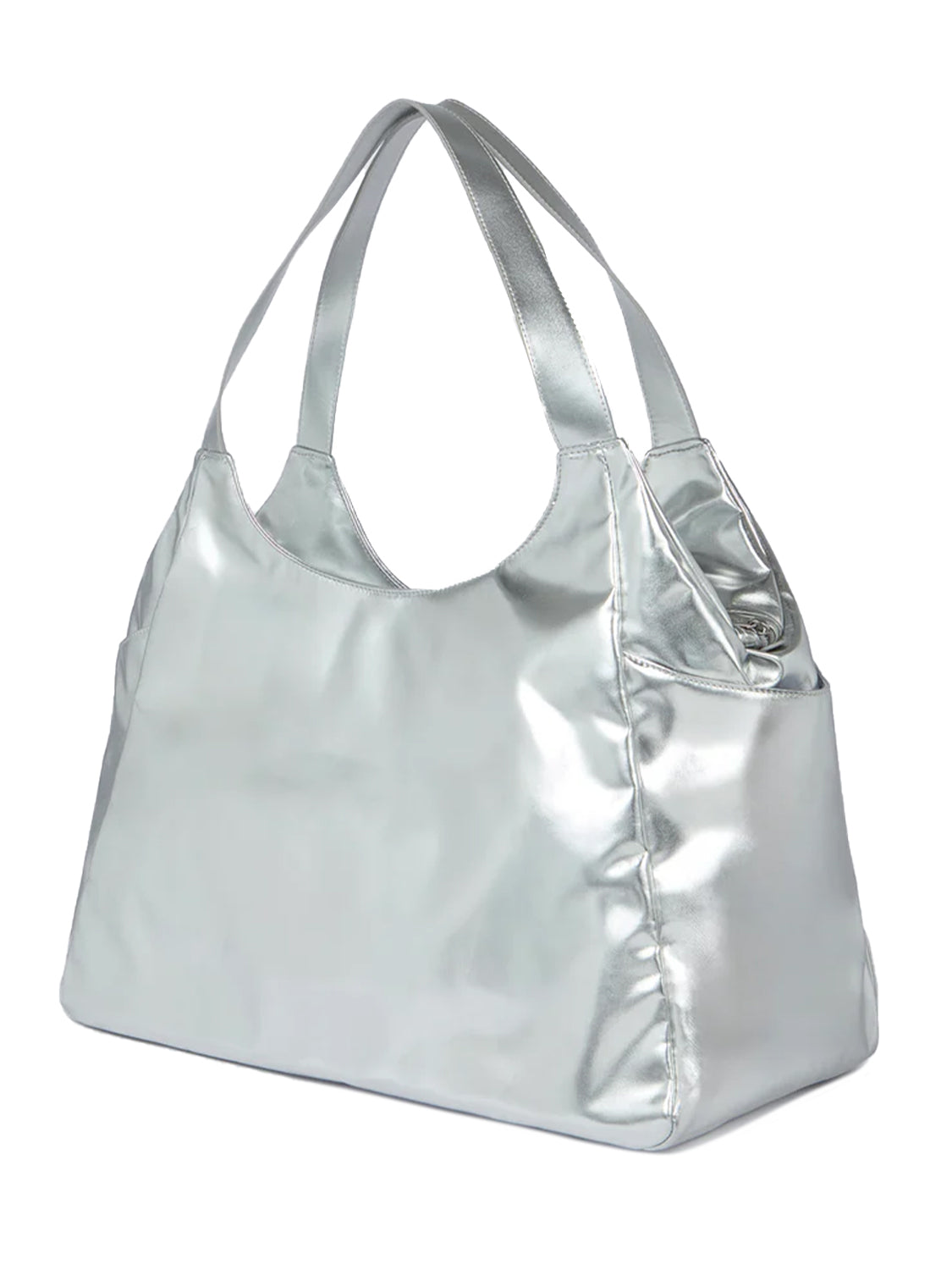 Borsa shopper laminata SUNDEK Donna - Argento