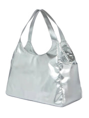 Borsa shopper laminata SUNDEK Donna - Argento