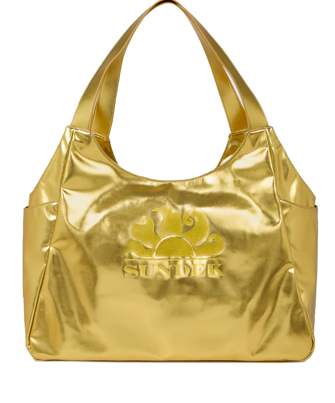 Borsa shopper laminata SUNDEK Donna - Oro
