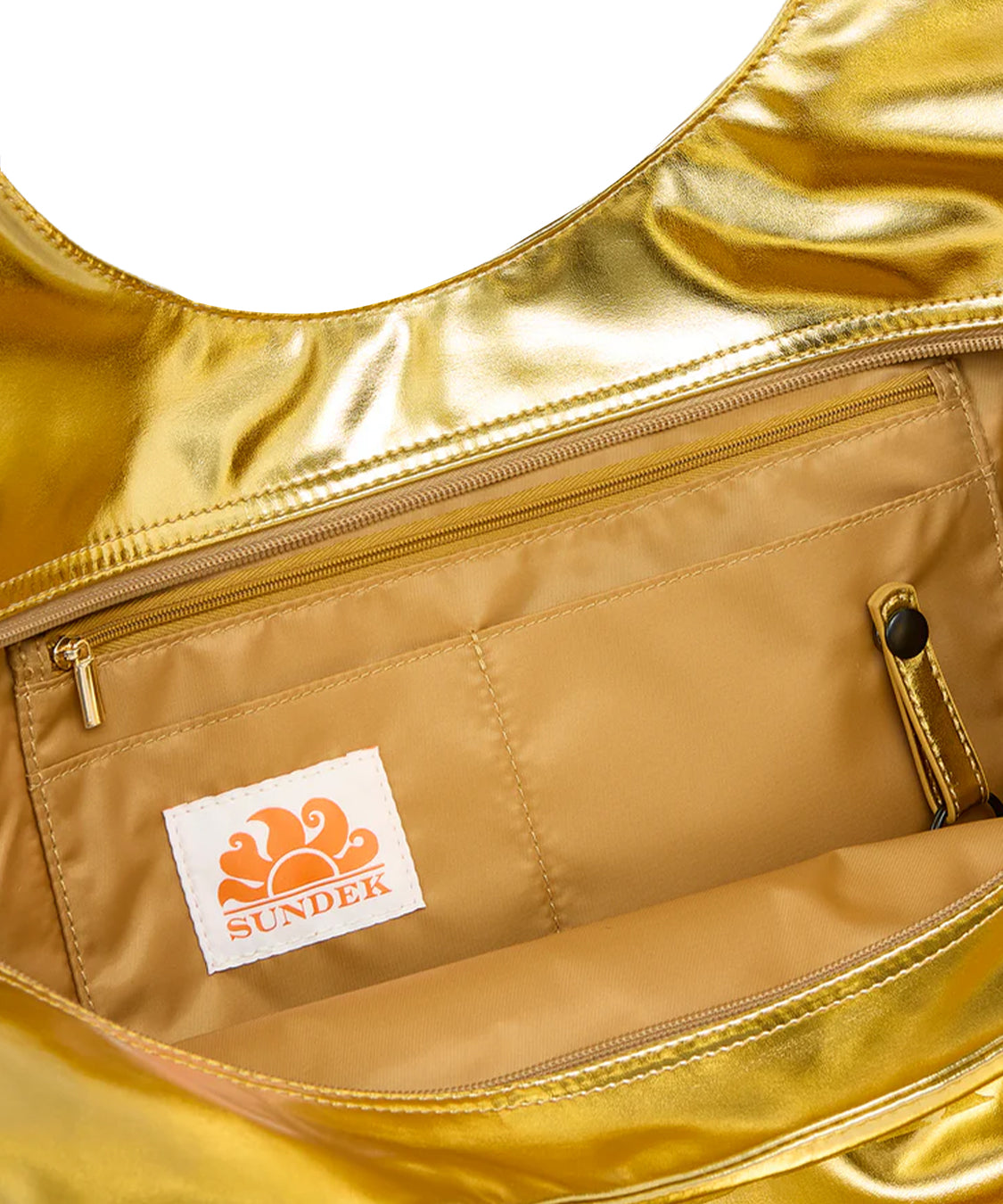 Borsa shopper laminata SUNDEK Donna - Oro